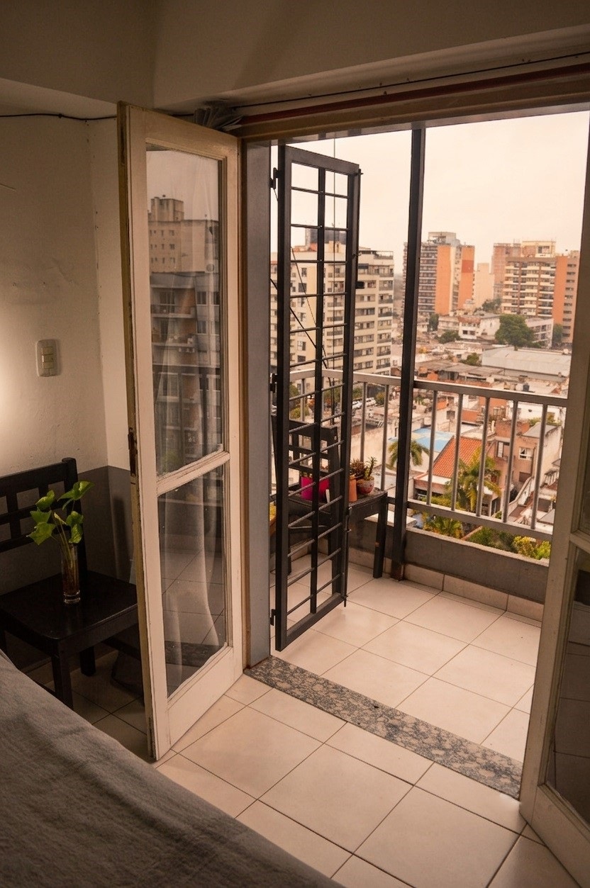 Vista desde el balcón